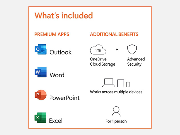 Microsoft 365 Personal: 15-Month Subscription [1TB OneDrive Cloud Storage for 1 User, PC/Mac]