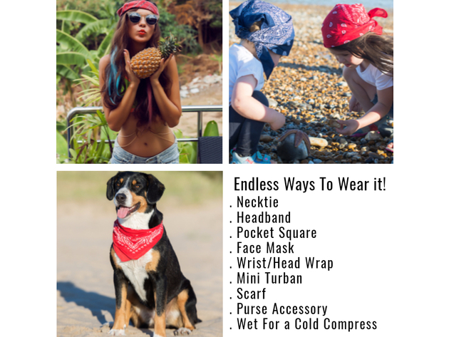 Daily Basic Rave & Festival Bandanas in Bulk - Neon & Cotton for Comfort - 30 Pack - Neon Green