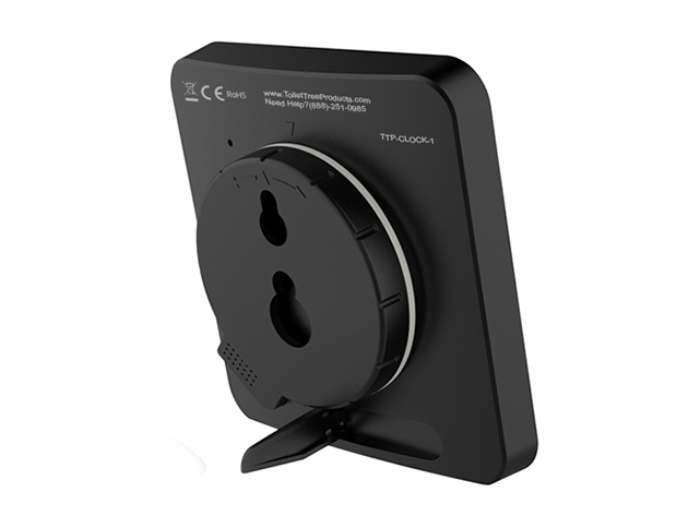 Digital Bathroom Shower Clock with Alarm & Large LCD Display