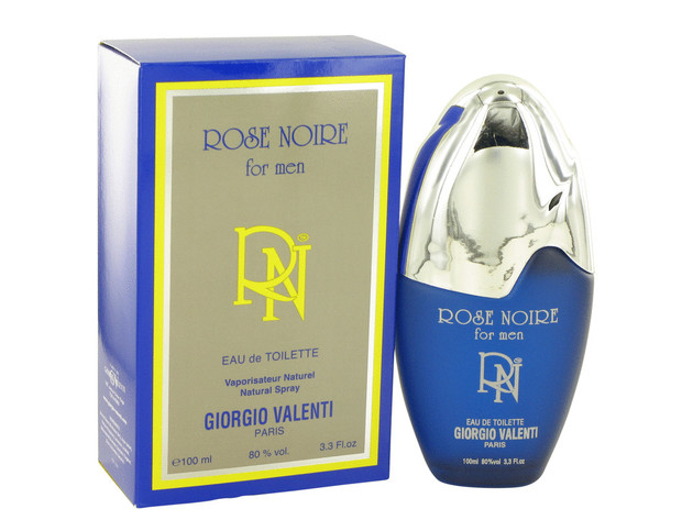 3 Pack ROSE NOIRE by Giorgio Valenti Eau De Toilette Spray 3.4 oz for Men