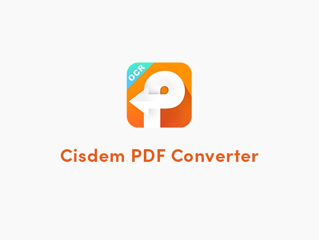Cisdem PDF Converter OCR lifetime subscription