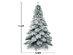 7.5 Foot Snow Flocked Artificial Christmas Tree