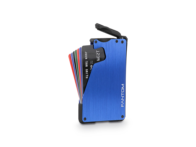 Fantom 10 Quick Access Slim Wallet (Blue)