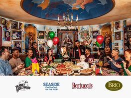 $25 Restaurant Gift Card valid at: Buca di Beppo, Earl of Sandwich & 10 more brands!