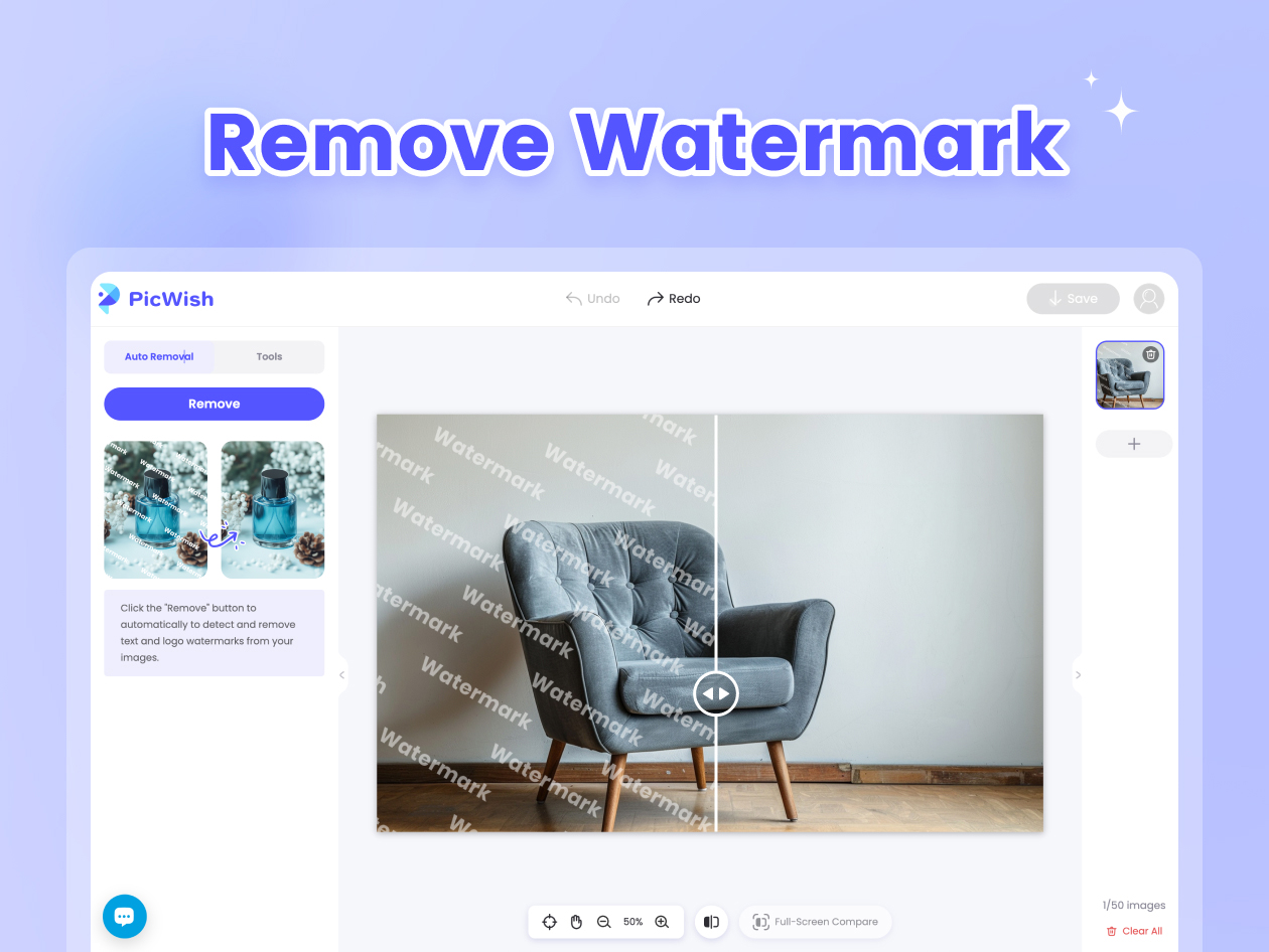 PicWish AI Photo Editor: 5,000 One-Time Credits