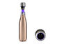 Aquaala UV Water Bottle with Temp Cap - Rose Gold