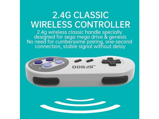 Classic Retro Game Console with 926 Video Games Built-In and Wireless Controller