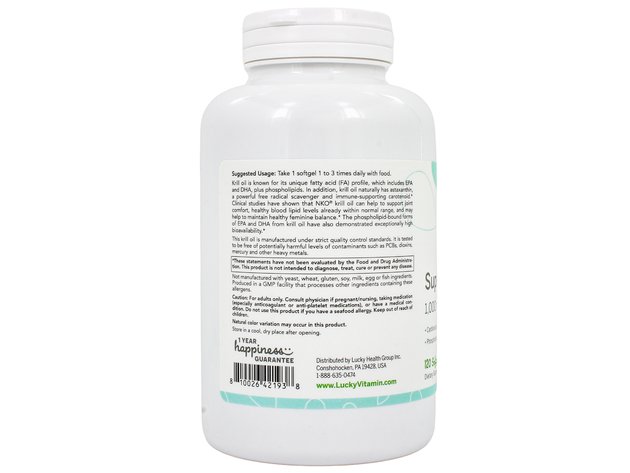LuckyVitamin - Super Krill Oil 1000 mg. - 120 Softgels