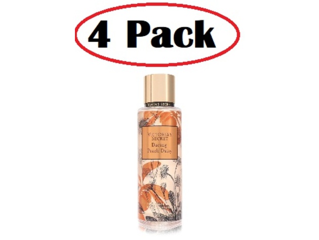 4 Pack of Daring Peach Daisy by Victoria's Secret Body Mist 8.4 oz