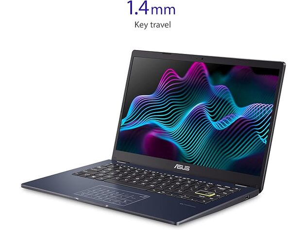 ASUS 14” L410 Ultra Thin Laptop, N5030 1.1 GHz, 4GB RAM, 128GB Storage, Win 11 Home S (Open Box)