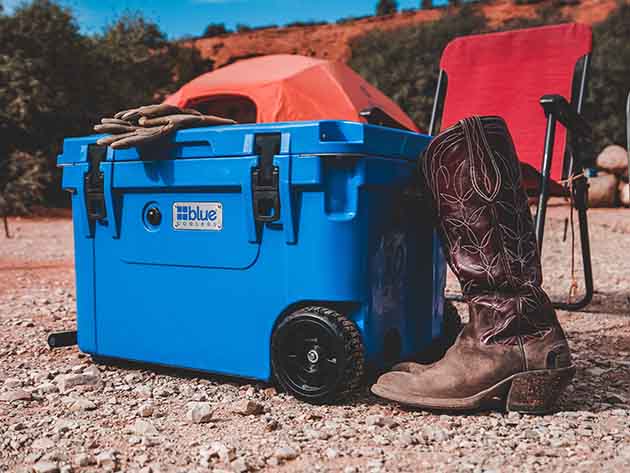 60QT Ice Vault Cooler with Wheels