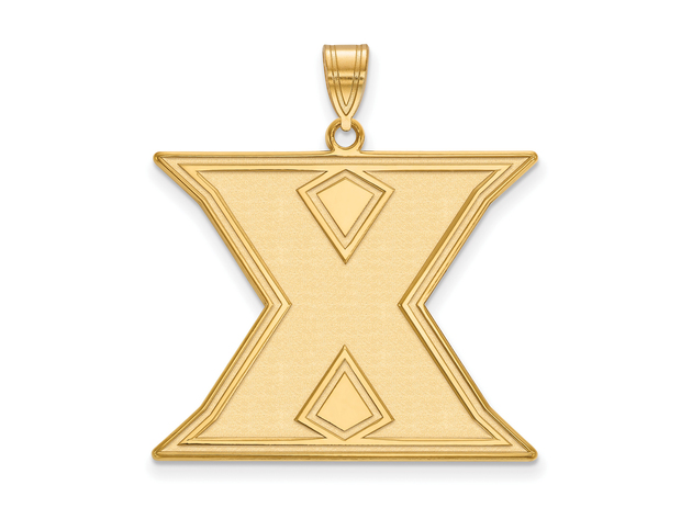 14k Gold Plated Silver Xavier U. XL Initial X Pendant