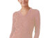 Hooked Up Juniors' Ruffled V-Neck Sweater Pink Size Large