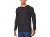 32 Degrees Men's Ultra Lux Long-Sleeve Sleep T-Shirt Black Size Medium