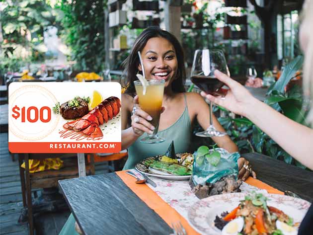 $100 Restaurant.com eGift Card
