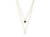 Homvare Women’s 925 Sterling Silver Pearl Flower 2 Pc Necklace - Gold