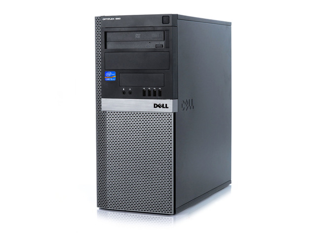 Dell Optiplex 980 Tower Computer PC, 3.20 GHz Intel i7 Dual Core, 8GB DDR3 RAM, 500GB SATA Hard Drive, Windows 10 Home 64 bit (Renewed)
