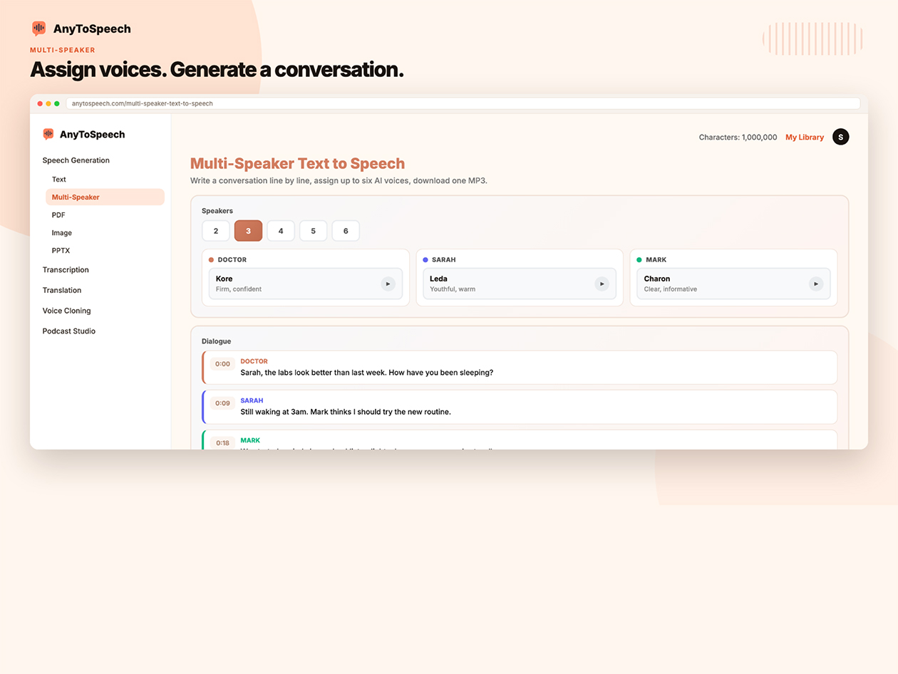 AnyToSpeech: Lifetime Subscription