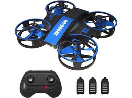 TopSpeedDrones | Small RC Quadcopter with 3 Batteries, Hold Height, 3D Flip, Auto Rotating, Headless Mode, 3 Speeds