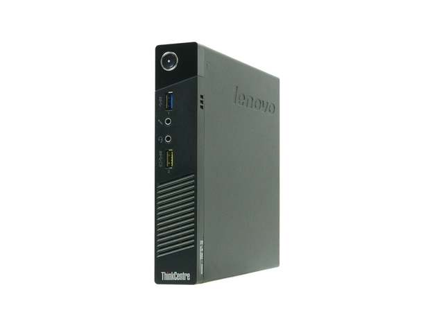 Lenovo ThinkCentre M93p Tiny Form Factor Computer PC, 3.20 GHz Intel i5 Dual Core Gen 4, 8GB DDR3 RAM, 250GB SATA Hard Drive, Windows 10 Home 64 bit (Renewed)
