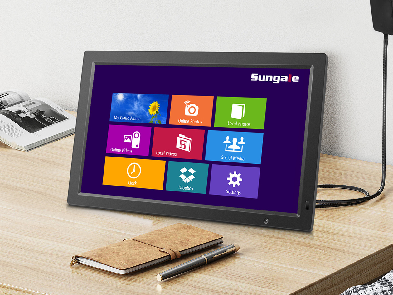 Sungale HD Cloud Digital Frame (19", Remote/App Control)