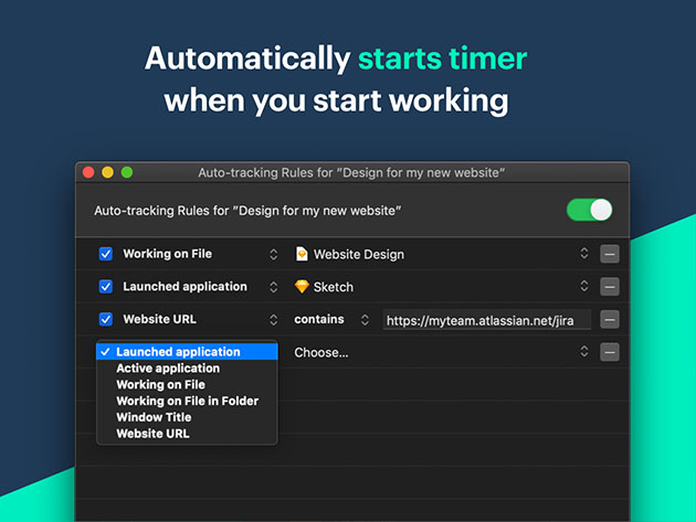 Timemator 2: Automatic Time Tracking App (Lifetime)