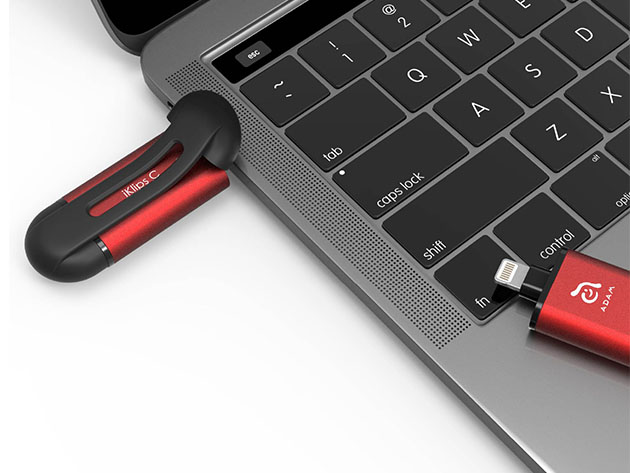 iKlips C Apple Lightning/USB-C Flash Drive