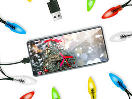 LED Light-Up Christmas Charging Cable