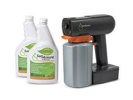 San-Assure Electrostatic Handheld Sprayer with EPA-Registered Disinfectant Solution