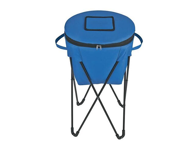 Outdoor Collapsible Cooler & Camp Table Set