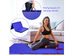 Costway 6'x 4' Tri-Fold Gymnastics Mat Yoga Thick Folding Gym Blue