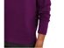 INC International Concepts Men's Pieced Quarter-Zip Hoodie Purple Size Large