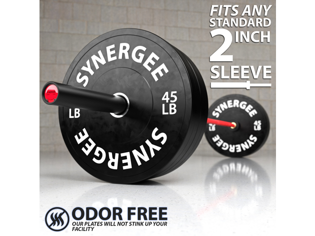 Synergee Bumper Plates - 45lbs Pair