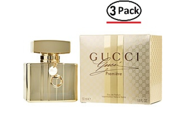 GUCCI PREMIERE by Gucci EAU DE PARFUM SPRAY 1.7 OZ for WOMEN ---(Package Of 3)