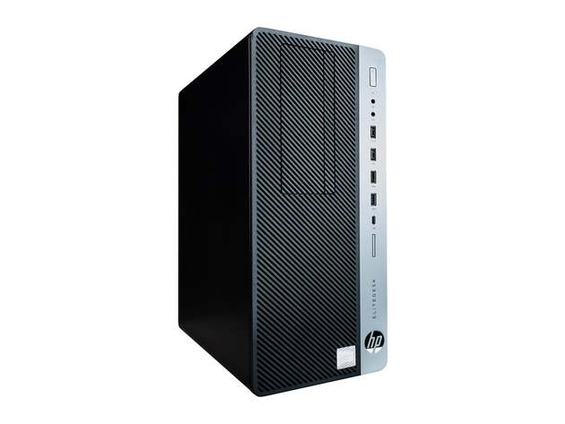 HP EliteDesk 800G4 Tower Desktop | Hexa Core Intel i7 (3.4) | 16GB DDR4 RAM | 500GB SSD | Windows 11 Pro | New 22" LCD Monitor (Refurbished)