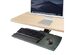 Kensington K60067 Underdesk Adjustable Keyboard Platform with Wrist Rest, Grey (New)