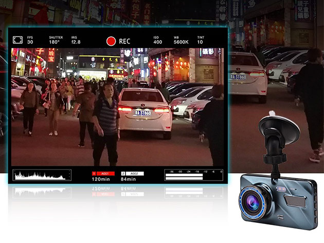 Blackbox Super HD Dash Cam with Rear Camera