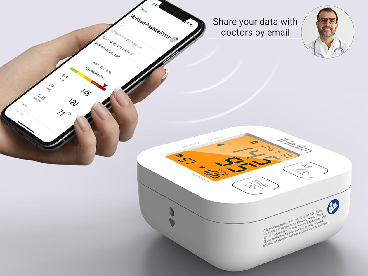 iHealth Connected Upper Arm Blood Pressure Monitor