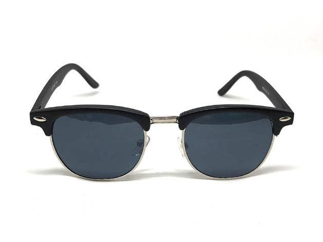 The Stan Round Sunglasses in Black