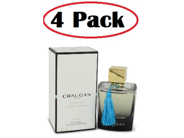 4 Pack of Chaugan Sublime by Chaugan Eau De Parfum Spray (Unisex) 3.4 oz