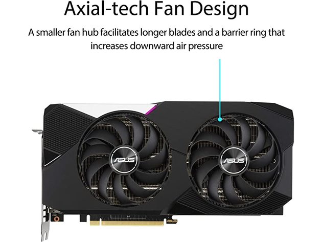 ASUS Dual NVIDIA GeForce RTX 3070 V2 OC Graphic Card 