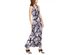 INC International Concepts Women's Printed Maxi Dress Black Size Large