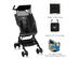 Costway Buggy Portable Pocket Compact Lightweight Stroller Easy Handling Folding Travel - Black