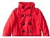 Jessica Simpson Womem Big Girls Faux Wool Military Coat Red Size 14