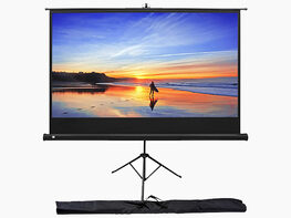 KODAK 80" Projection Screen with Tripod Stand & Carrying Bag