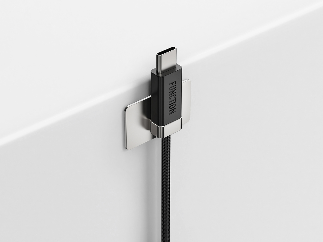 Stay Cable: 1M USB-C Charging Cable with Magnetic Connector (3-Pack)