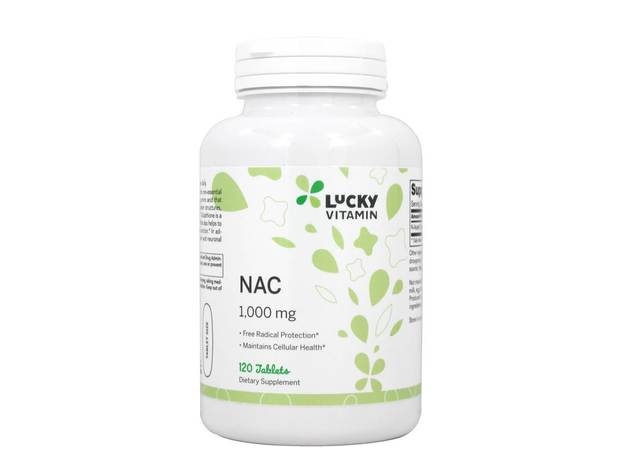 LuckyVitamin - NAC N-Acetyl Cysteine 1000 mg. - 120 Tablets