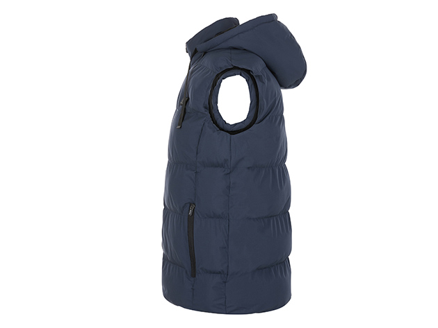 Helios Paffuto Heated Unisex Vest with Power Bank (Blue/Small)