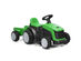 Costway Honeyjoy 6V Electric Kids Ride On Tractor 6 Wheels Car Toy with Trailer Green