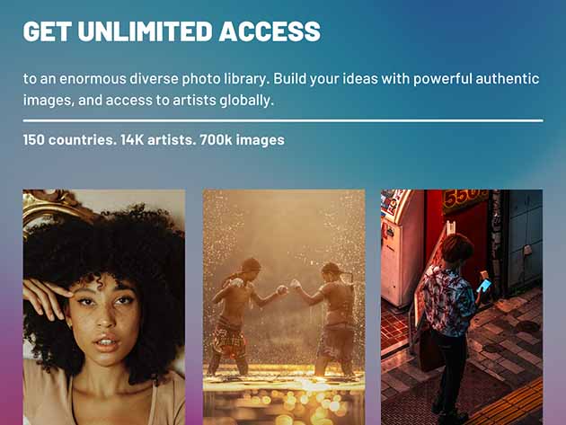 Scopio Worldwide Royalty-Free Diverse Images: Unlimited Lifetime Subscription